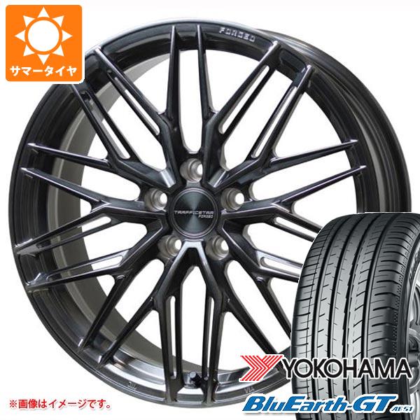 【タイヤ交換対象】サマータイヤ 225/40R19 93W XL ヨコハマ ブルーアースGT AE51 トラフィックスター フォージド TSF-03 8.0-19 タイヤホイール4本セット 161,150円