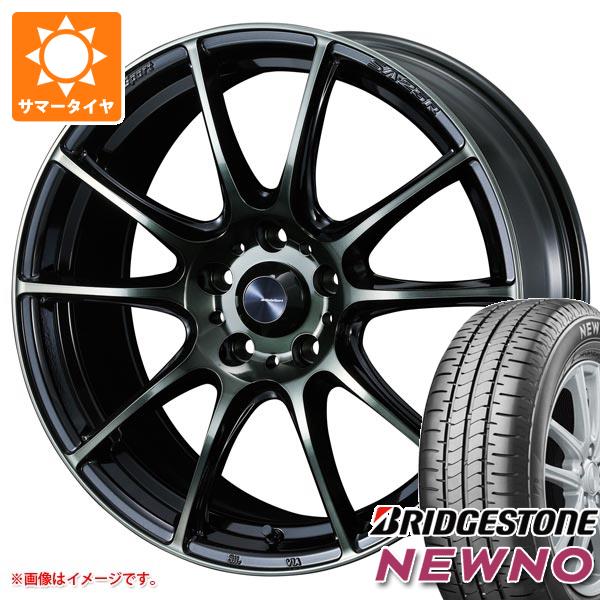【タイヤ交換対象】2026年製 サマータイヤ 165/65R15 81S ブリヂストン ニューノ ウェッズスポーツ SA-25R 5.0-15 タイヤホイール4本セット|タイヤ1番