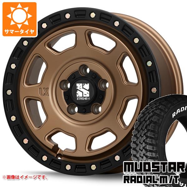【タイヤ交換対象】サマータイヤ 245/65R17 111T マッドスター ラジアル M/T ホワイトレター MLJ エクストリームJ XJ07 8.0-17 タイヤホイール4本セット