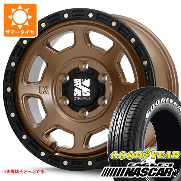 【タイヤ交換対象】ハイエース 200系用 2026年製 サマータイヤ グッドイヤー イーグル ＃1 ナスカープラス 215/65R16C 109/107R ホワイトレター MLJ エクストリームJ XJ07 6.5-16 タイヤホイール4本セット｜タイヤ１番 101,350円