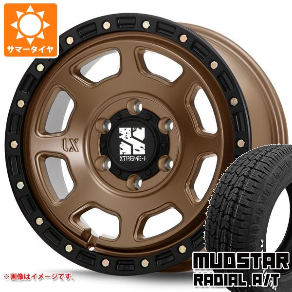 【タイヤ交換対象】ハイエース 200系用 サマータイヤ マッドスター ラジアル A/T 215/65R16C 109/107L ホワイトレター MLJ エクストリームJ XJ07 6.5-16 タイヤホイール4本セット