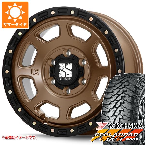 【タイヤ交換対象】ハイエース 200系用 2026年製 サマータイヤ ヨコハマ ジオランダー M/T G003 LT215/70R16 100/ 97Q MLJ エクストリームJ XJ07 6.5-16 タイヤホイール4本セット