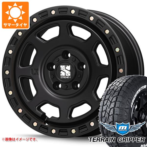 【タイヤ交換対象】CX-5 KE/KF系用 サマータイヤ モンスタ テレーングリッパー 225/65R17 106T ホワイトレター MLJ エクストリームJ XJ07 8.0-17 タイヤホイール4本セット|タイヤ1番
