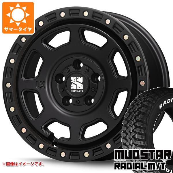 【タイヤ交換対象】T31エクストレイル用 サマータイヤ マッドスター ラジアル M/T 215/65R16C 109/107R ホワイトレター MLJ エクストリームJ XJ07 7.0-16 タイヤホイール4本セット｜タイヤ１番