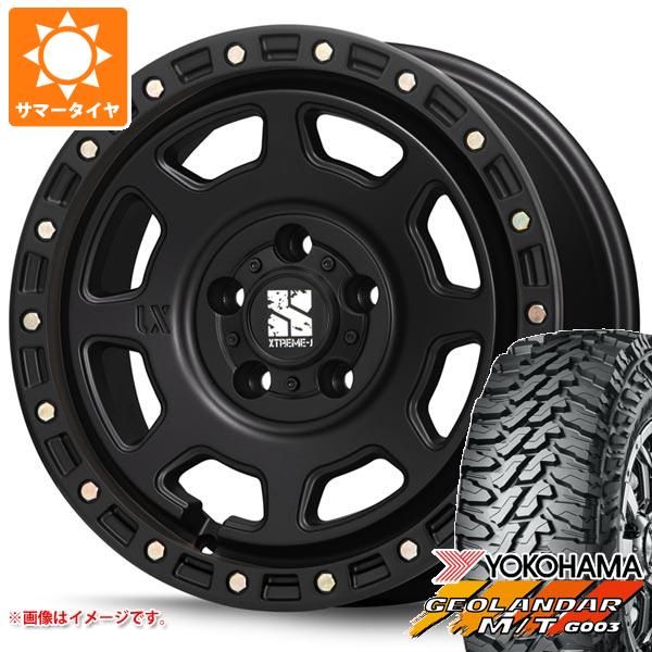 【タイヤ交換対象】5本セット ジープ ラングラー JK/JL系用 サマータイヤ ヨコハマ ジオランダー M/T G003 LT285/75R17 121/118Q MLJ エクストリームJ XJ07 タイヤホイール5本セット
