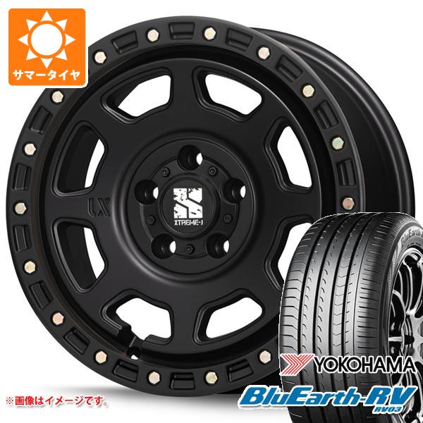 【タイヤ交換対象】T31エクストレイル用 2026年製 サマータイヤ ヨコハマ ブルーアースRV RV03 215/65R16 98H MLJ エクストリームJ XJ07 7.0-16 タイヤホイール4本セット