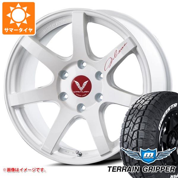【タイヤ交換対象】ハイエース 200系用 2026年製 サマータイヤ モンスタ テレーングリッパー 215/70R16 107/105Q LT ホワイトレター ギブソン カミュラ 6.5-16 タイヤホイール4本セット|タイヤ1番