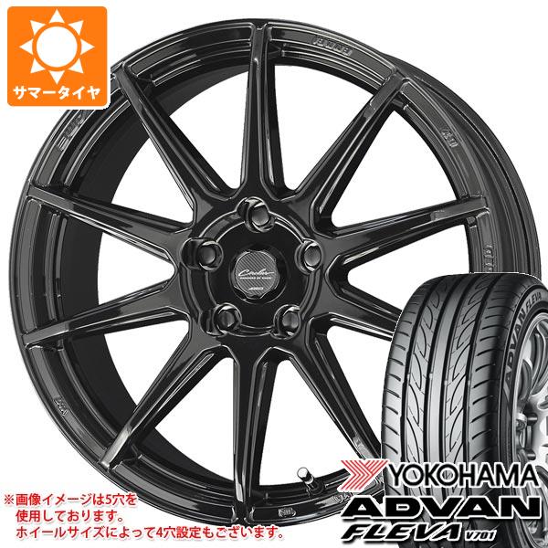 【タイヤ交換対象】サマータイヤ 205/40R17 84W XL ヨコハマ アドバン フレバ V701 サーキュラー C10R 7.0-17 タイヤホイール4本セット|タイヤ1番