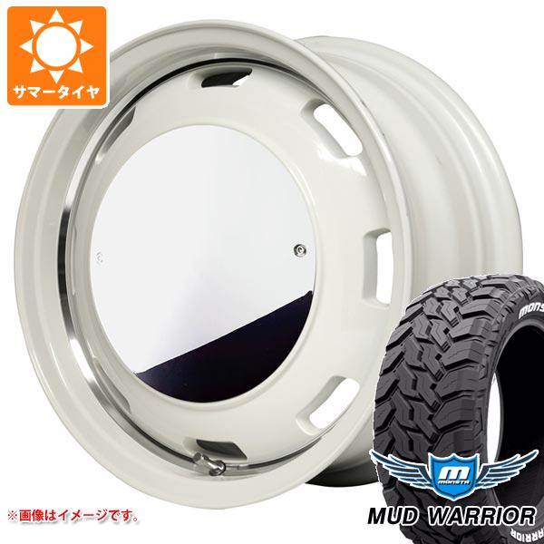 【タイヤ交換対象】5本セット スズキ ジムニーノマド JC74W用 サマータイヤ モンスタ マッドウォーリアー LT215/70R16 107/105Q ホワイトレター ガルシア シスコムーン 6.0-16 タイヤホイール5本セット