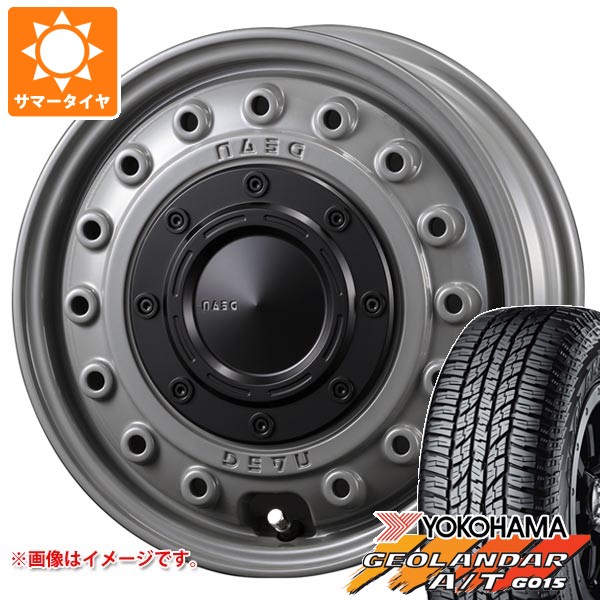 【タイヤ交換対象】スズキ エブリイバン DA17V用 2026年製 サマータイヤ ヨコハマ ジオランダー A/T G015 165/60R15 77H ブラックレター クリムソン ディーン コロラド 4.5-15 タイヤホイール4本セット