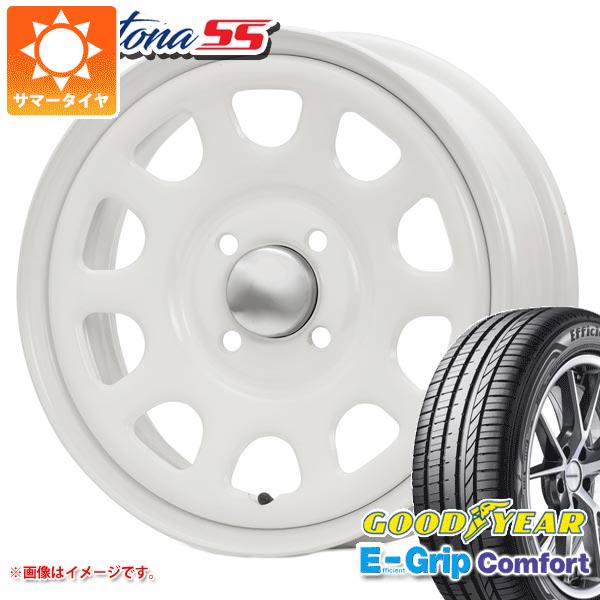 【タイヤ交換対象】サマータイヤ 165/55R14 72V グッドイヤー エフィシエントグリップコンフォート MLJ デイトナ SS 5.0-14 タイヤホイール4本セット