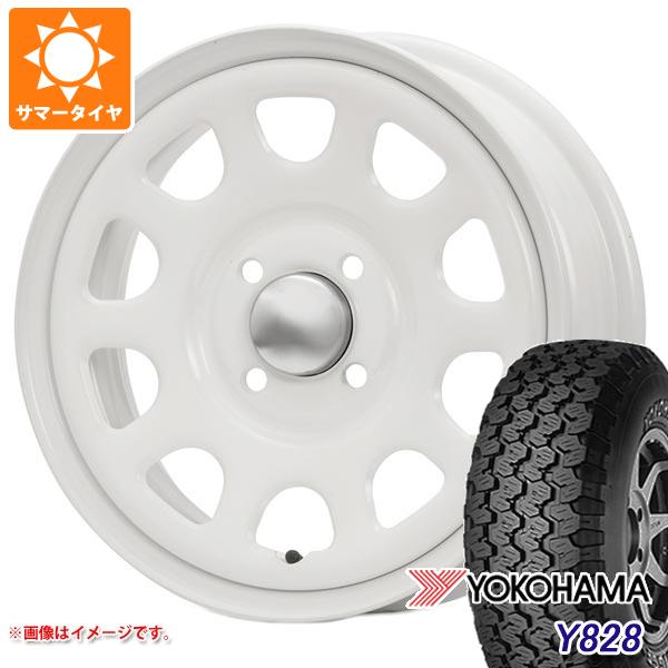 【タイヤ交換対象】サマータイヤ 175R14 6PR ヨコハマ Y828A (175/80R14 94/93N相当) MLJ デイトナ SS 5.0-14 タイヤホイール4本セット