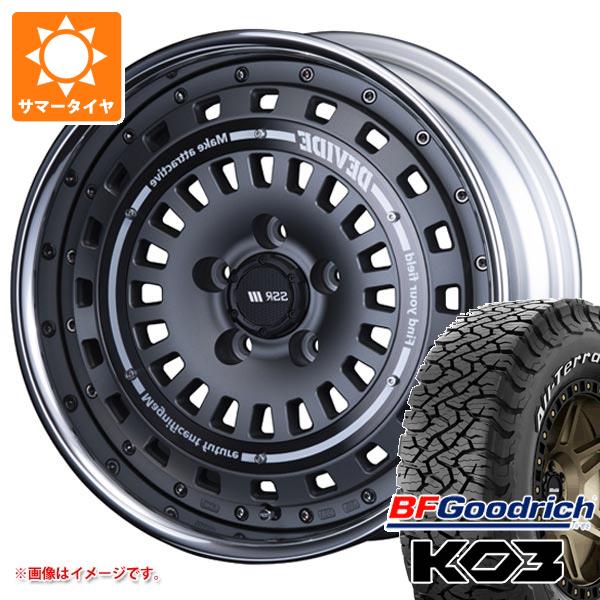 【タイヤ交換対象】ライズ用 2026年製 サマータイヤ BFグッドリッチ オールテレーンT/A KO3 LT215/70R16 100/97S ホワイトレター SSR ディバイド クロスバッハ 6.5-16 タイヤホイール4本セット