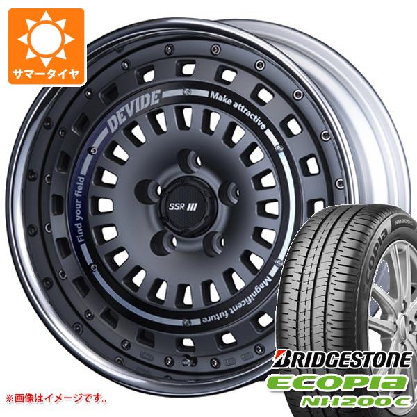 【タイヤ交換対象】2026年製 サマータイヤ 185/55R16 83V ブリヂストン エコピア NH200C SSR ディバイド クロスバッハ 6.0-16 タイヤホイール4本セット|タイヤ1番