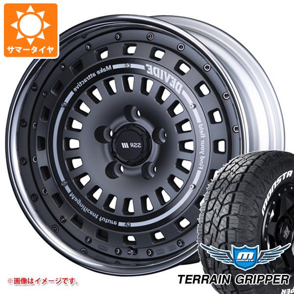 【タイヤ交換対象】RAV4 50系用 サマータイヤ モンスタ テレーングリッパー 265/65R17 116T XL ホワイトレター SSR ディバイド クロスバッハ 7.5-17 タイヤホイール4本セット