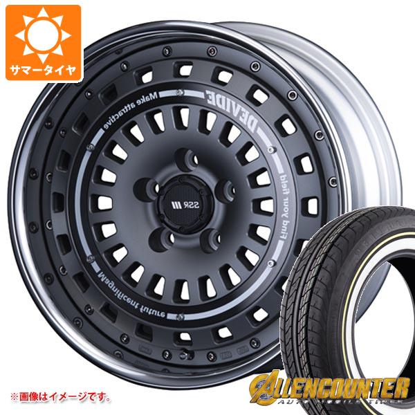 【タイヤ交換対象】ライズ用 サマータイヤ オーレンカウンター クラシックオーバル 215/65R16C 109/107T ホワイト/イエローリボン SSR ディバイド クロスバッハ 6.5-16 タイヤホイール4本セット|タイヤ1番