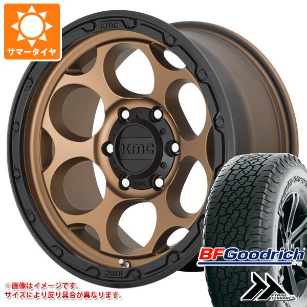 【タイヤ交換対象】サマータイヤ 265/65R17 112T BFグッドリッチ トレールテレーンT/A アウトラインホワイトレター KMC KM541 ダーティーハリー 8.5-17 タイヤホイール4本セット