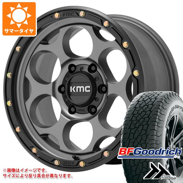 【タイヤ交換対象】サマータイヤ 265/65R17 112T BFグッドリッチ トレールテレーンT/A アウトラインホワイトレター KMC KM541 ダーティーハリー 8.5-17 タイヤホイール4本セット