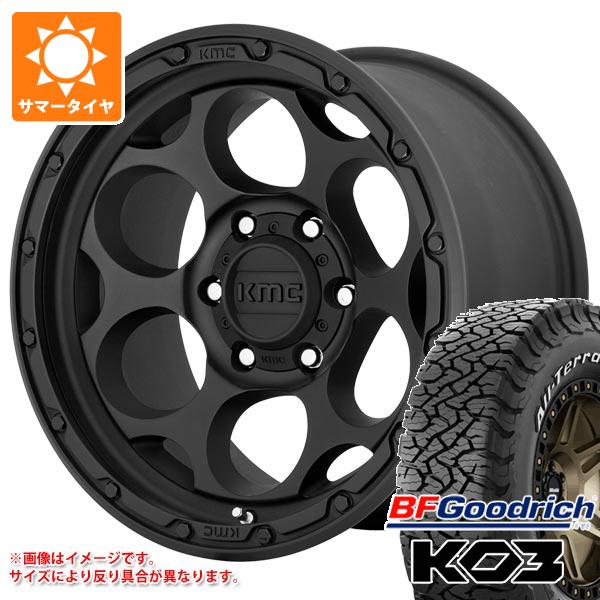 【タイヤ交換対象】ハイラックスサーフ215系用 サマータイヤ BFグッドリッチ オールテレーンT/A KO3 LT265/65R17 116/113S ホワイトレター KMC KM541 ダーティーハリー 8.5-17 タイヤホイール4本セット｜タイヤ１番 161,750円
