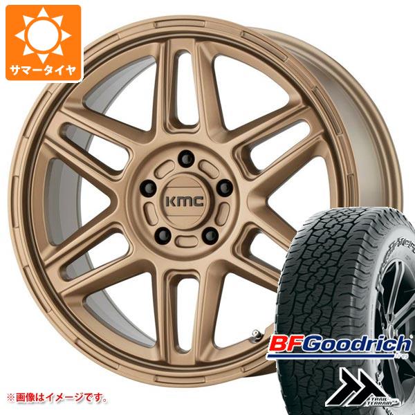 【タイヤ交換対象】サマータイヤ 225/60R17 99H BFグッドリッチ トレールテレーンT/A ブラックレター KMC KM716 ノマド 8.0-17 タイヤホイール4本セット|タイヤ1番