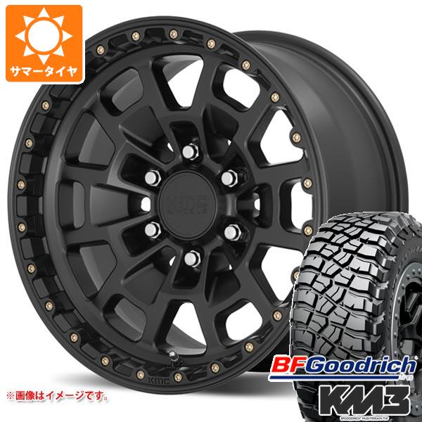 【タイヤ交換対象】ハイラックス 120系用 サマータイヤ BFグッドリッチ マッドテレーンT/A KM3 LT265/65R17 120/117Q KMC KM718 サミット 8.5-17 タイヤホイール4本セット｜タイヤ１番