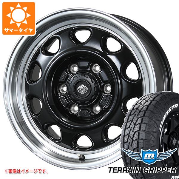 【タイヤ交換対象】5本セット FJクルーザー 10系用 サマータイヤ モンスタ テレーングリッパー 265/70R17 115T ホワイトレター ランドフット SWZ 8.0-17 タイヤホイール5本セット