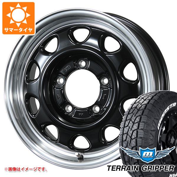【タイヤ交換対象】ジムニー用 サマータイヤ モンスタ テレーングリッパー 175/80R16 91S ホワイトレター ランドフット SWZ 5.5-16 タイヤホイール4本セット|タイヤ1番