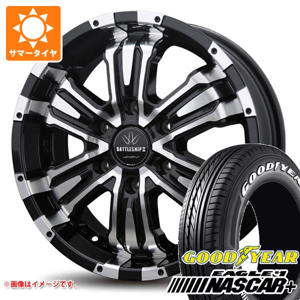 【タイヤ交換対象】NV350キャラバン E26用 2026年製 サマータイヤ グッドイヤー イーグル ＃1 ナスカープラス 215/65R16C 109/107R ホワイトレター バドックス ロクサーニ バトルシップ2 6.5-16 タイヤホイール4本セット