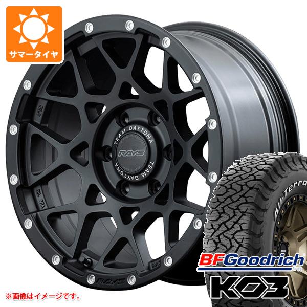 【タイヤ交換対象】サマータイヤ 285/70R17 121/118S BFグッドリッチ オールテレーンT/A KO3 ホワイトレター レイズ デイトナ M8 8.5-17 タイヤホイール4本セット
