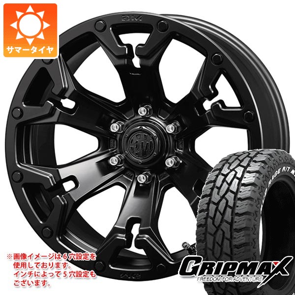 【タイヤ交換対象】ジープ ラングラー JK/JL系用 サマータイヤ グリップマックス マッドレイジ R/T MAX LT275/70R17 121/118Q ホワイトレター クリムソン MG ゴーレム タイヤホイール4本セット