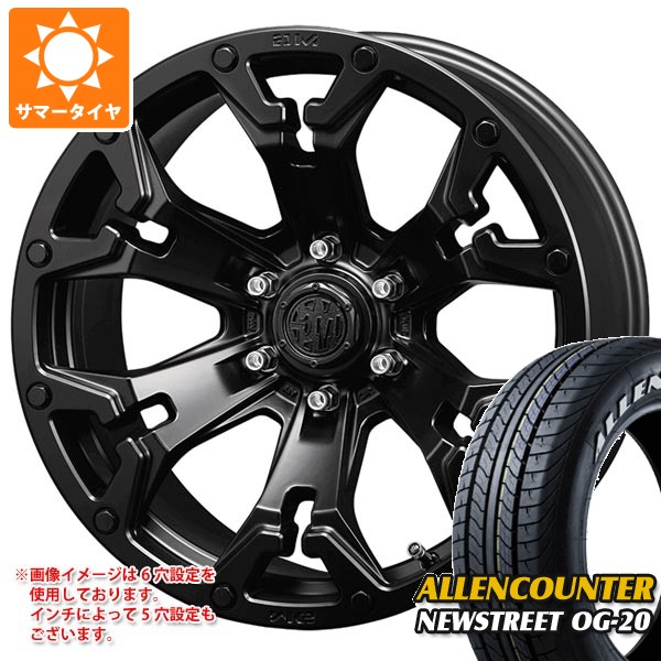 【タイヤ交換対象】ハイエース 200系用 サマータイヤ オーレンカウンター ニューストリート OG-20 215/60R17C 109/107T ホワイトレター クリムソン MG ゴーレム 7.0-17 タイヤホイール4本セット