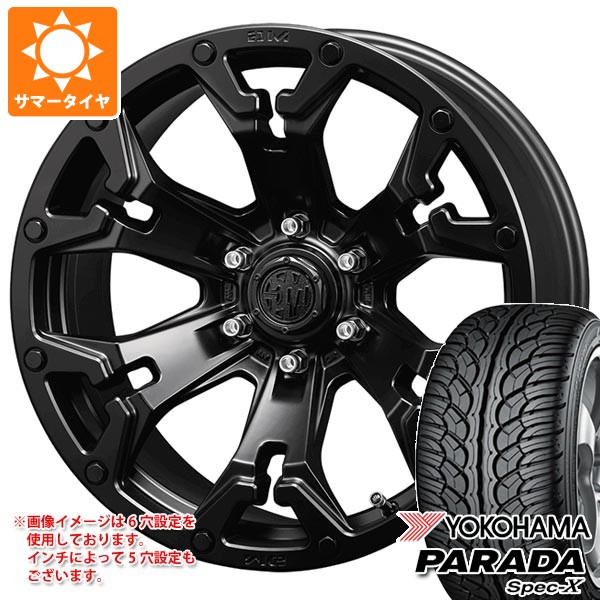 【タイヤ交換対象】5本セット トヨタ FJクルーザー 10系用 サマータイヤ ヨコハマ パラダ スペック-X PA02 275/55R20 117V REINF クリムソン MG ゴーレム 8.5-20 タイヤホイール5本セット