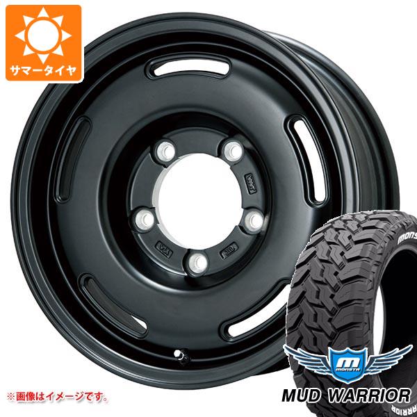 【タイヤ交換対象】スズキ ジムニーノマド JC74W用 サマータイヤ モンスタ マッドウォーリアー LT215/70R16 107/105Q ホワイトレター プレミックス プディン 5.5-16 タイヤホイール4本セット