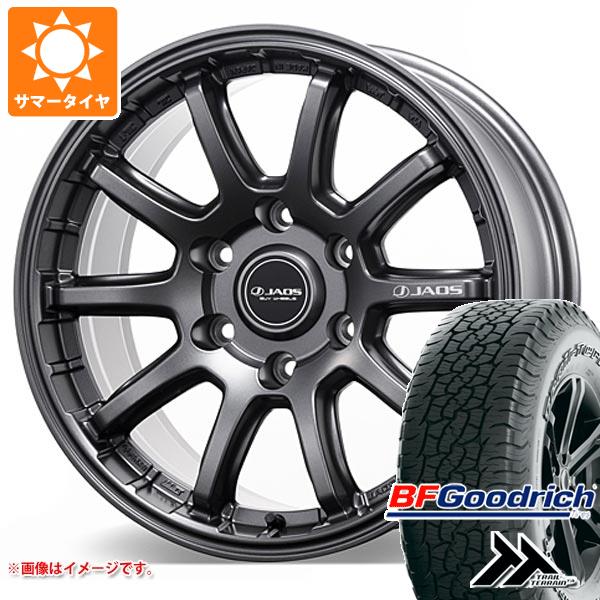 【タイヤ交換対象】ハイラックス 120系用 サマータイヤ BFグッドリッチ トレールテレーンT/A 265/65R17 112T アウトラインホワイトレター ジャオス トライブ クロス 8.0-17 タイヤホイール4本セット
