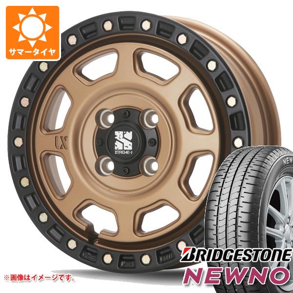 【タイヤ交換対象】サマータイヤ 165/55R14 72V ブリヂストン ニューノ MLJ エクストリームJ XJ07 4.5-14 タイヤホイール4本セット|タイヤ1番