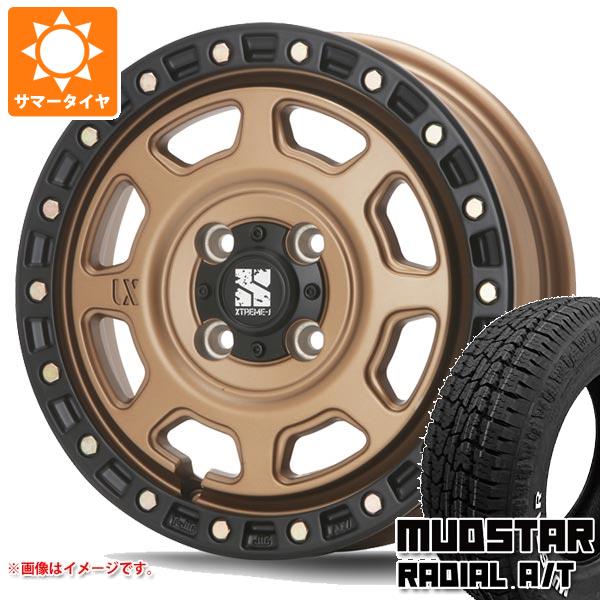 【タイヤ交換対象】サマータイヤ 165/65R14 79S マッドスター ラジアル A/T ホワイトレター MLJ エクストリームJ XJ07 4.5-14 タイヤホイール4本セット|タイヤ1番