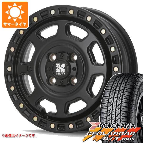 【タイヤ交換対象】ミツビシ デリカミニ B30系用 2026年製 サマータイヤ ヨコハマ ジオランダー A/T G015 165/60R15 77H ブラックレター MLJ エクストリームJ XJ07 4.5-15 タイヤホイール4本セット