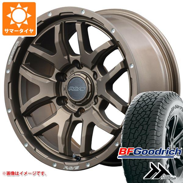 【タイヤ交換対象】トライトン LC2T用 サマータイヤ BFグッドリッチ トレールテレーンT/A 265/65R17 112T アウトラインホワイトレター レイズ デイトナ F6 ブースト 8.0-17 タイヤホイール4本セット