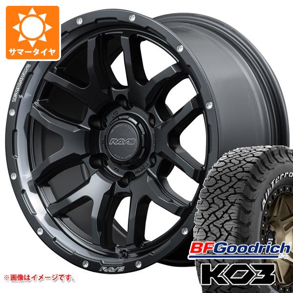 【タイヤ交換対象】FJクルーザー 10系用 2026年製 サマータイヤ BFグッドリッチ オールテレーンT/A KO3 LT265/70R17 118/115S ホワイトレター レイズ デイトナ F6 ブースト 8.0-17 タイヤホイール4本セット