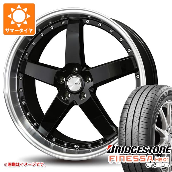 【タイヤ交換対象】サマータイヤ 225/45R18 95W XL ブリヂストン フィネッサ HB01 バドックス ロクサーニ グラスターファイブ 7.0-18 タイヤホイール4本セット