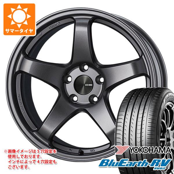 【タイヤ交換対象】サマータイヤ 245/40R19 98W XL ヨコハマ ブルーアースRV RV03 エンケイ パフォーマンスライン PF05 8.5-19 タイヤホイール4本セット
