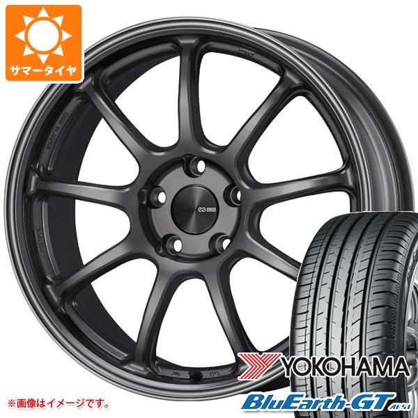 【タイヤ交換対象】サマータイヤ 185/55R15 82V ヨコハマ ブルーアースGT AE51 エンケイ パフォーマンスライン PF09 6.0-15 タイヤホイール4本セット|タイヤ1番