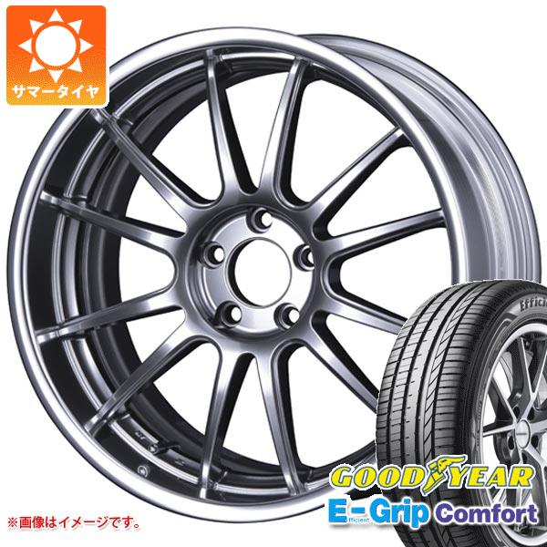【タイヤ交換対象】サマータイヤ 235/35R19 91W XL グッドイヤー エフィシエントグリップコンフォート SSR ライナー タイプ12R 8.0-19 タイヤホイール4本セット