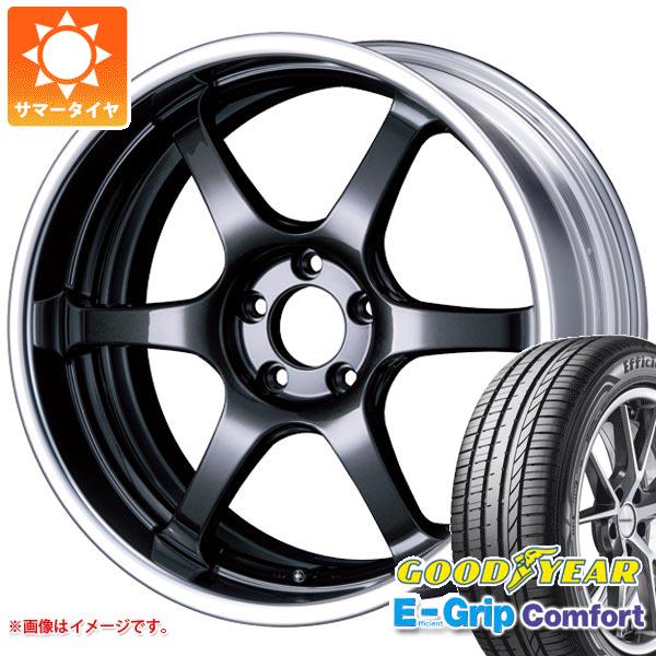 【タイヤ交換対象】サマータイヤ 235/35R19 91W XL グッドイヤー エフィシエントグリップコンフォート SSR ライナー タイプ6R 8.0-19 タイヤホイール4本セット