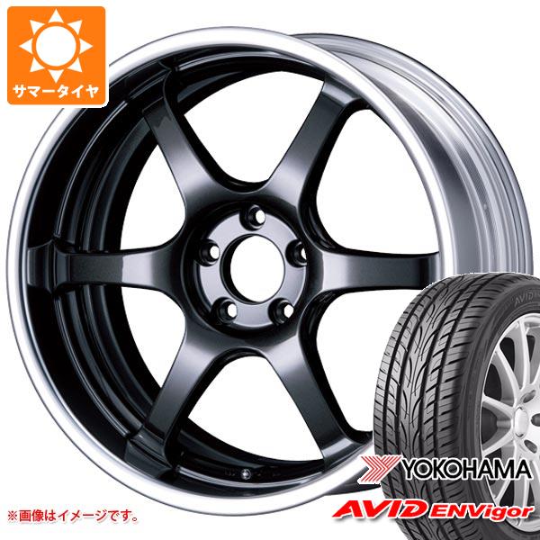【タイヤ交換対象】サマータイヤ 245/40R19 98W XL ヨコハマ エービッド エンビガー S321 SSR ライナー タイプ6R 8.5-19 タイヤホイール4本セット