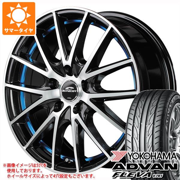 【タイヤ交換対象】サマータイヤ 215/40R17 87W XL ヨコハマ アドバン フレバ V701 MID ホイールズ RX27 7.0-17 タイヤホイール4本セット