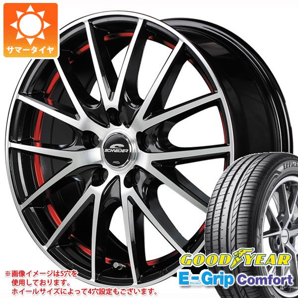 【タイヤ交換対象】サマータイヤ 215/40R18 89W XL グッドイヤー エフィシエントグリップコンフォート MID ホイールズ RX27 7.0-18 タイヤホイール4本セット