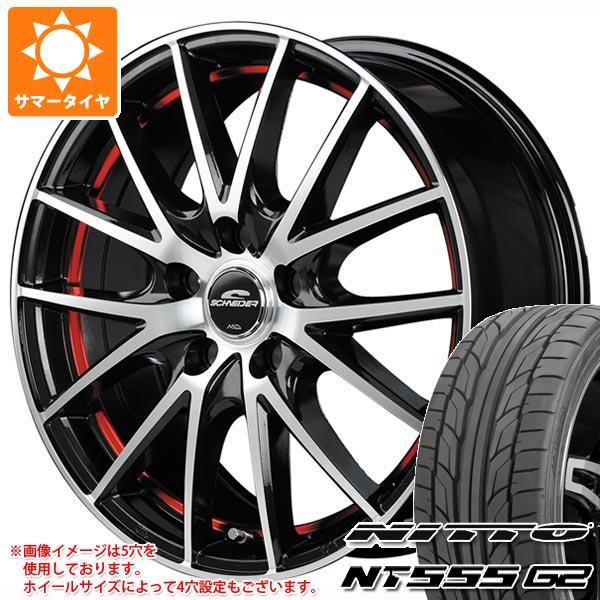 【タイヤ交換対象】サマータイヤ 225/45R17 94W XL ニットー NT555 G2 MID ホイールズ RX27 7.0-17 タイヤホイール4本セット
