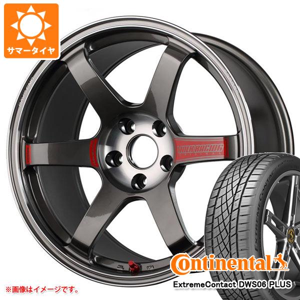 【タイヤ交換対象】サマータイヤ 235/40R18 95Y XL コンチネンタル エクストリームコンタクト DWS06 プラス レイズ ボルクレーシング TE37 サーガ SL 8.5-18 タイヤホイール4本セット|タイヤ1番