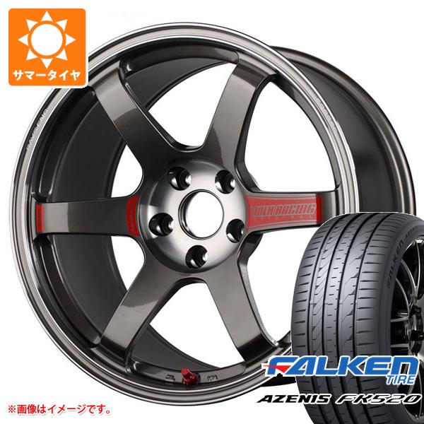 【タイヤ交換対象】サマータイヤ 225/50R18 99W XL ファルケン アゼニス FK520L レイズ ボルクレーシング TE37 サーガ SL 8.5-18 タイヤホイール4本セット